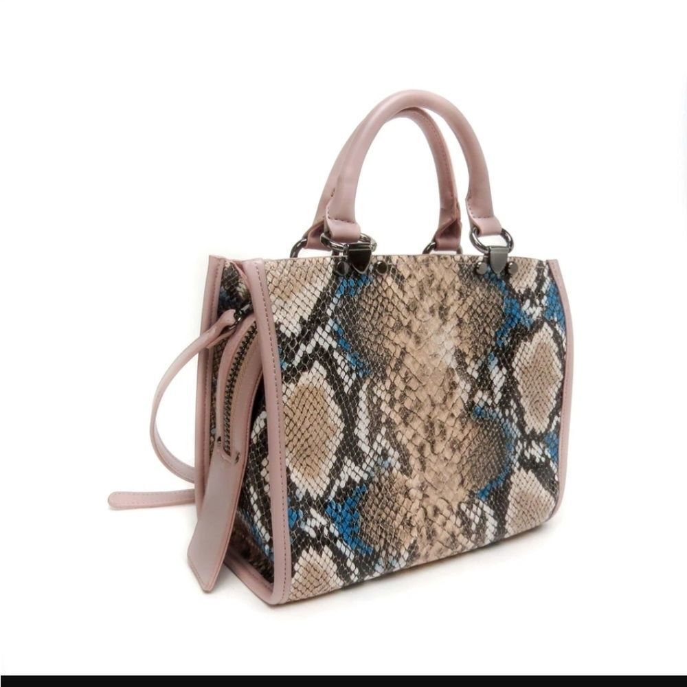 LIKE DREAMS Cortez Snakeskin Handbag